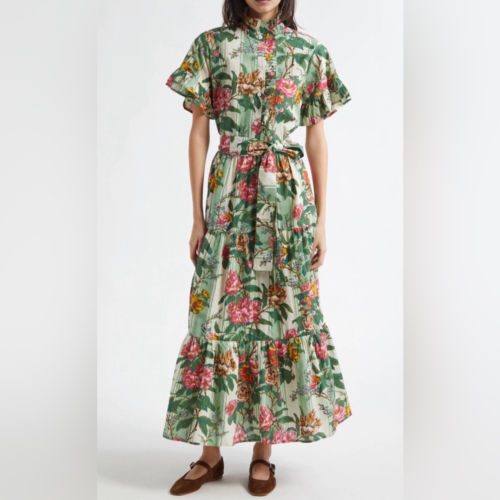 Millie Victoria Ruffle Front Dress Sz S